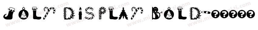 Joly Display Bold字体转换